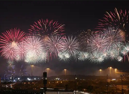 麻栗坡县焰火晚会